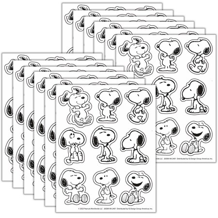 Eureka Peanuts Snoopy Giant Stickers, 432PK 650814